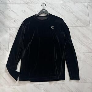 AKINGS AK Emblem Velour L/S T-shirt - Black (Size M)
